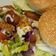 El cooksnap de Jou cuando hizo Hamburguesa de garbanzos con brotes de soja y espinacas.
