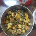 Geeta Katariya का कुकस्नैप जब उन्होंने मेथी आलू की सब्जी (methi aloo ki sabzi recipe in Hindi) बनाया था।