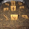 El cooksnap de Laura Martí Rodríguez cuando hizo Tarta cementerio con brownie.
