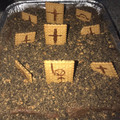 El cooksnap de Laura Martí Rodríguez cuando hizo Tarta cementerio con brownie.