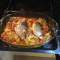 El cooksnap de Bienve cuando hizo Dorada con verduras.