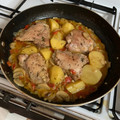 El cooksnap de Francisco Javier Cortés Cuadrado cuando hizo Contramuslos de Pollo con Champiñones y Papas.