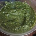 SANGEETASOOD का कुकस्नैप जब उन्होंने धनिया पुदीना और कच्चे आम की चटनी (dhaniya pudina aur kachhe aam ki chutney recipe in hindi) बनाया था।