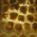El cooksnap de Carmen cuando hizo Pan de leche con crema pastelera de chocolate.