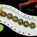 Shweta Shah's cooksnap of when they made રેસ્ટોરન્ટ સ્ટાયલ જૈન હરાભરા કબાબ સાથે લીલી ચટણી.