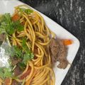 Cooksnap của Rian Ngg khi họ làm theo món Mì xào thịt bò đậm vị ăn là ghiền
