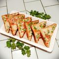 Chameli Chatterjee's cooksnap of when they made ভেজিটেবলস চীজ টোস্ট (vegetable cheese toast recipe in Bengali).
