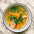 Cooksnap của Rose Truong khi họ làm theo món Canh tôm bí đỏ tại Tokyo