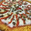 El cooksnap de Lucia Ponzo cuando hizo Pizza de POLENTA.