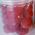 Cooksnap dari Wahyu dwisetianingsih untuk resep Red Velvet Almond Cookies