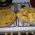 El cooksnap de Mati Figueredo cuando hizo Canastitas de jamón y queso.