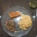 El cooksnap de Mario H. Sánchez Camargo cuando hizo Salmón en salsa de chipotle con camarones de Mí 😄.