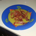El cooksnap de Mari Carmen Marqués Carpio cuando hizo Puré de patatas con pimientos verdes y bacalao.