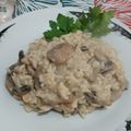 El cooksnap de Joa cuando hizo Risotto de hongos.