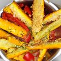 Cooksnap de Marine Jamaer sur la recette Courgettes croustillantes et ses petites tomates