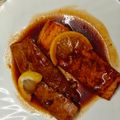El cooksnap de Nati Castillo cuando hizo Salmón con soja, miel y limón.
