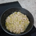 El cooksnap de esecaos cuando hizo Pollo al champán.