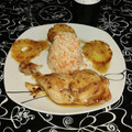 El cooksnap de Alan Gonzalez cuando hizo Jamoncitos de pollo con piña y arroz integral con zanahoria.