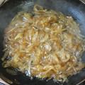 El cooksnap de Joanna Concha cuando hizo Cebolla caramelizada.