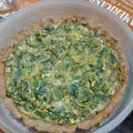 El cooksnap de Gaby Fernandez cuando hizo Tarta de puerro, cebolla de verdeo y ciboulette.