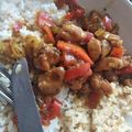 El cooksnap de Vale Forero Lopez cuando hizo Carne Agridulce.