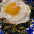 El cooksnap de Irene-Guirao cuando hizo Huevos fritos con acelga salteada y quesitos.