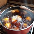 El cooksnap de Yesi-k Aravena cuando hizo Mote con huesillo.