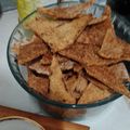 El cooksnap de cecilia cuando hizo Doritos caseros.