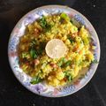 Hema Wane's cooksnap of when they made कांदे पोहे (kande pohe recipe in marathi).