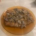 El cooksnap de Eduardo Agudo Alba cuando hizo Corvina a la plancha y coquinas al ajillo.