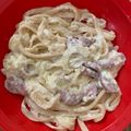Cooksnap dari Yulita Citra Mukti untuk resep Fettucini carbonara simpel