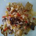 El cooksnap de Agora cuando hizo Arroz meloso con boletus.