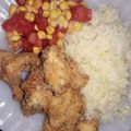 El cooksnap de Mariana cuando hizo Pollo frito.