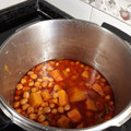 El cooksnap de Miguel Montero Hidalgo cuando hizo Potaje de habichuelas y calabaza.
