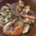 El cooksnap de Bego 76 cuando hizo Conejo con gambas.
