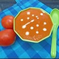 Deepa Gad's cooksnap of when they made रेस्टॉरंट स्टाईल टोमॅटो सूप (tomato soup recipe in marathi).