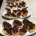 Chris Jacobs's cooksnap of when they made Chocolate eclairs.