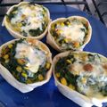 El cooksnap de Emilse Vazquez cuando hizo Canastitas de espinaca.