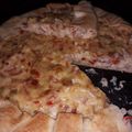 El cooksnap de Ruben Soria cuando hizo Tarta de puerros con crema de leche.