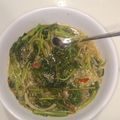 Cooksnap Ahmad kamal Abdul aziz semasa beliau membuat Sayur Bayam Ikan Bilis 🤗.