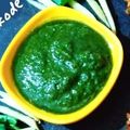 Poonam Singh का कुकस्नैप जब उन्होंने धनिया पुदीना और कच्चे आम की चटनी (dhaniya pudina aur kachhe aam ki chutney recipe in hindi) बनाया था।