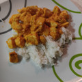 El cooksnap de Rocio cuando hizo Pollo al curry con arroz.