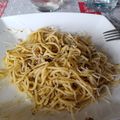 El cooksnap de Sonia Asensio Ferrè cuando hizo Espaguetis con champiñones al pesto.