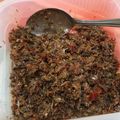 Cooksnap dari Monita Sidjaya untuk resep Sambal Roa Asap