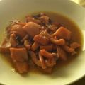 El cooksnap de Marieta cuando hizo Sepia encebollada con pimentón y vino.