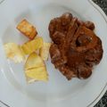 El cooksnap de Cecilia cuando hizo Osobuco en salsa de verduras.