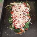 El cooksnap de Abel Lisman cuando hizo Hojas de acelga rellenas de berenjenas y más verduras.