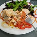 El cooksnap de Jaime Perez Varas cuando hizo Salmón al horno con cebolla y tomate.
