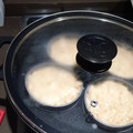 El cooksnap de sandradelizarza cuando hizo Mini pancakes de avena y manzana.