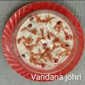 Vandana Johri का कुकस्नैप जब उन्होंने गाजर रायता बनाया था।